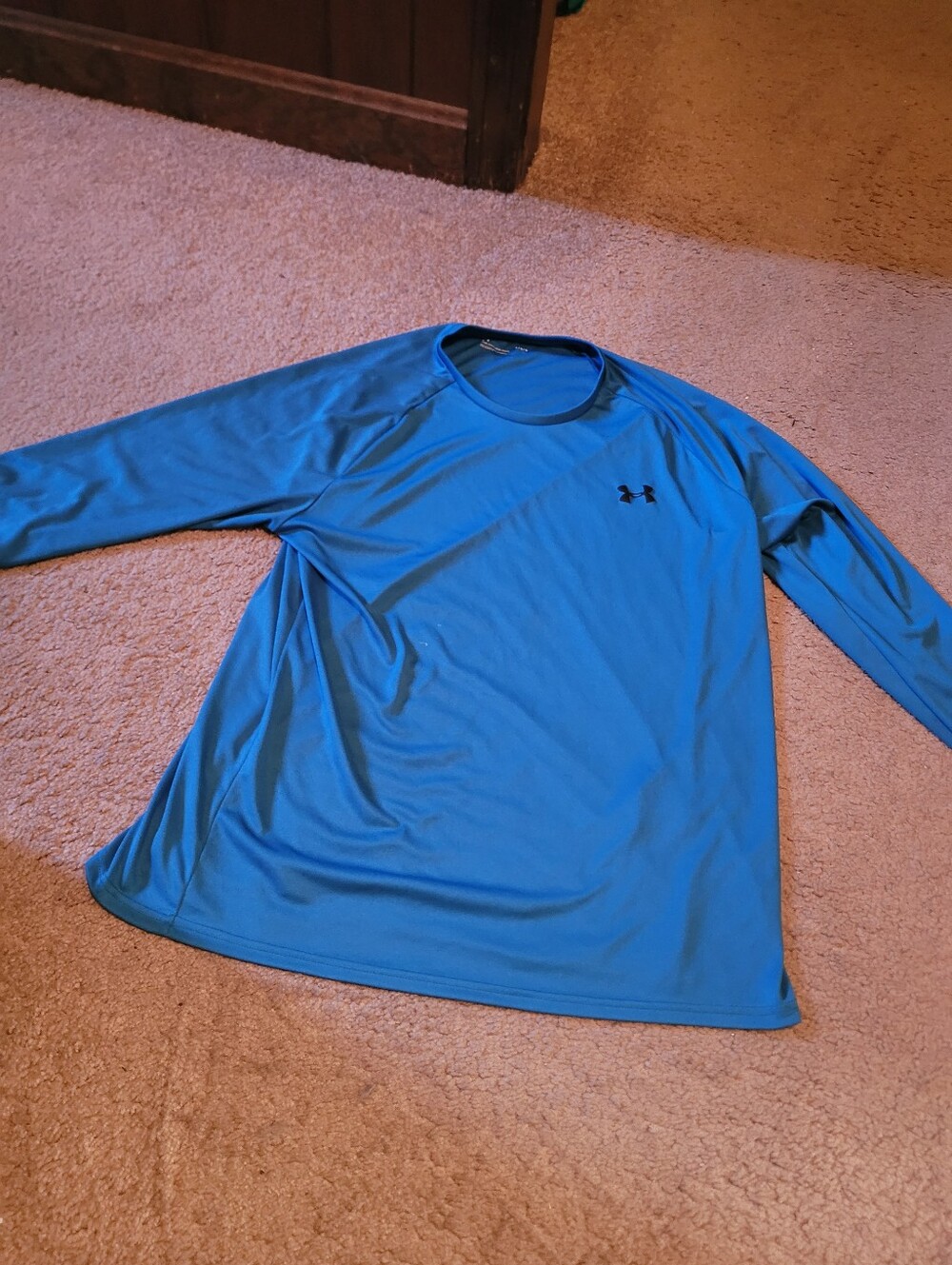 Under Armour blue shirt
